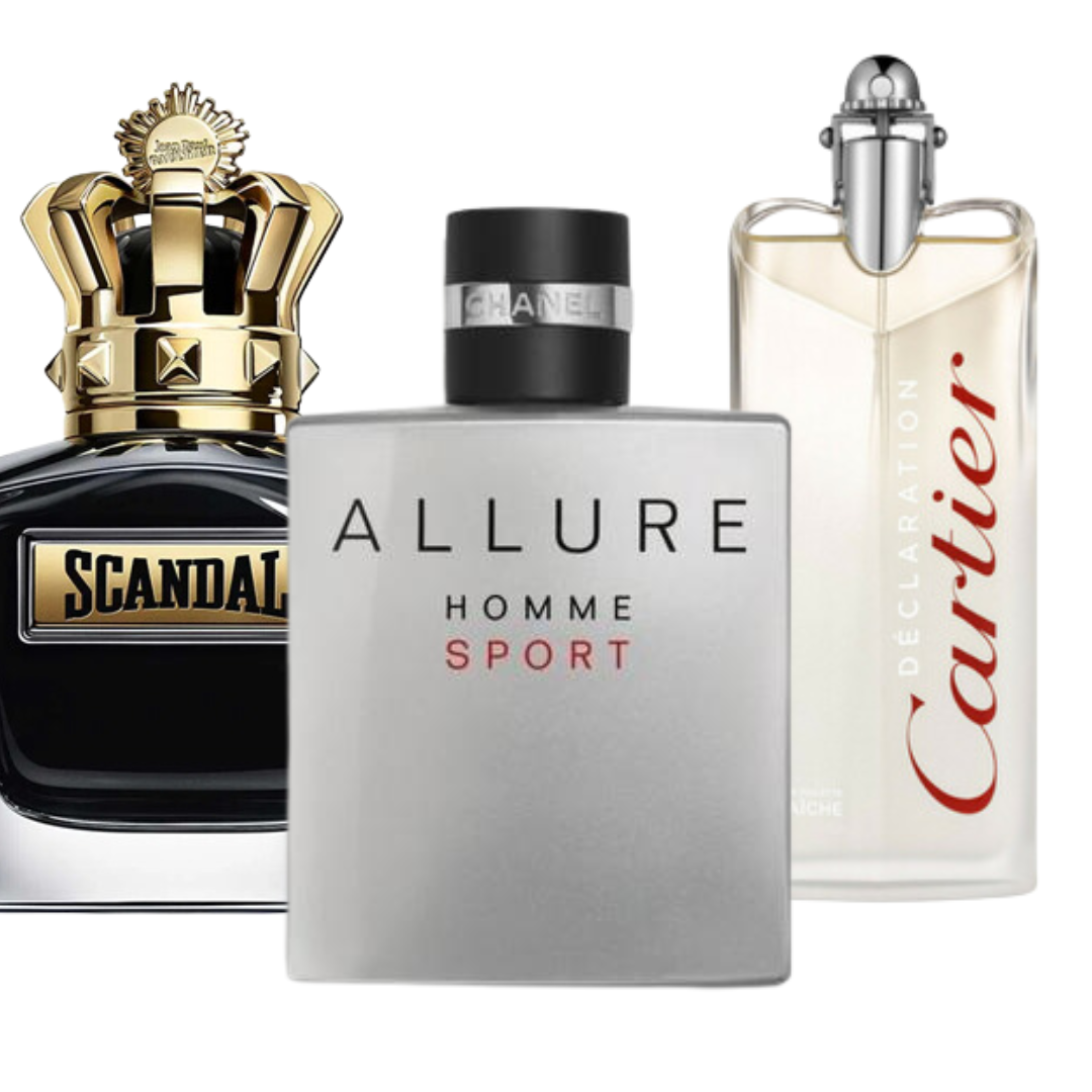 Paket: Sportlicher Charme – 3 ausdrucksstarke Herrendüfte