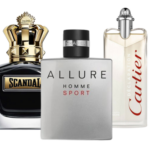 Paket: Sportlicher Charme – 3 ausdrucksstarke Herrendüfte